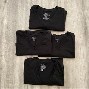 Men’s Calvin Klein T-Shirts Size M bundle 
Black